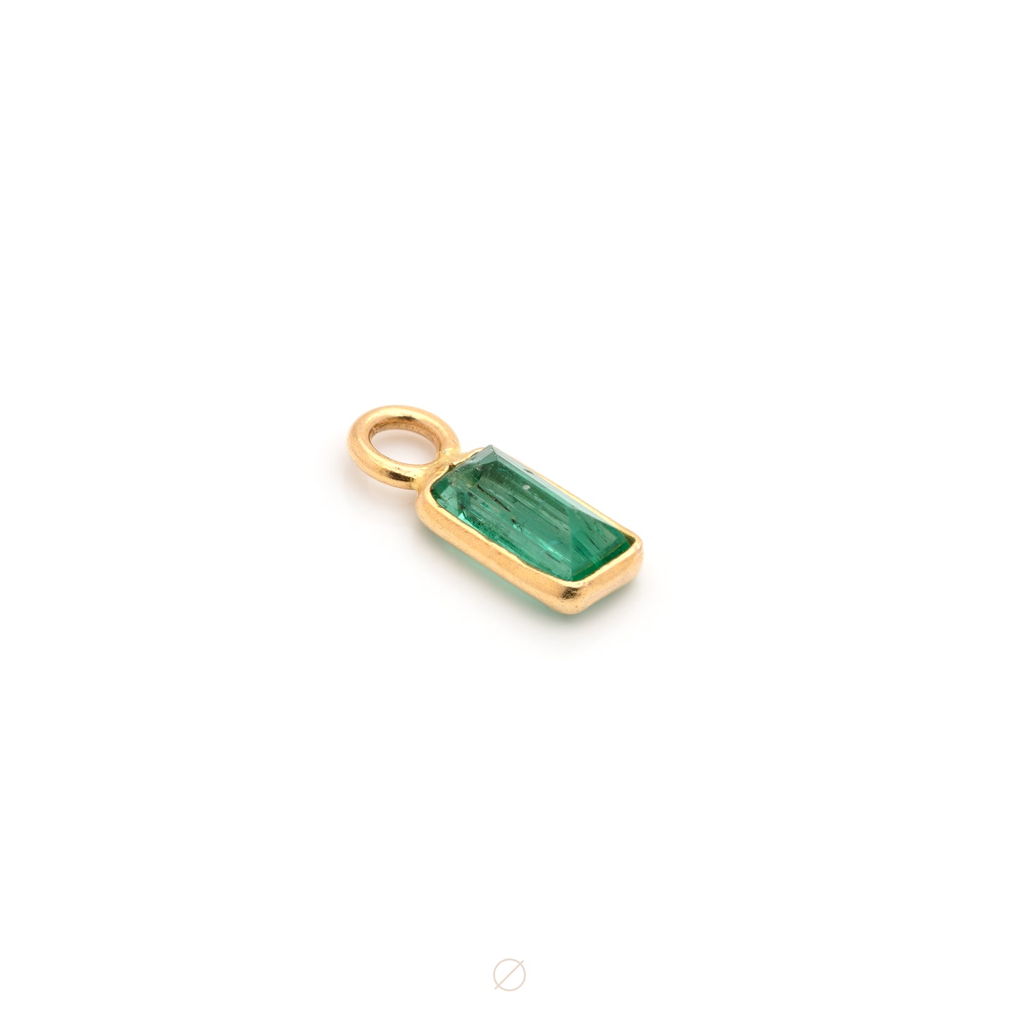Emerald Bezel Charm by Modern Mood
