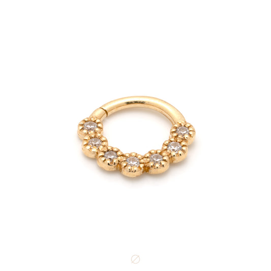 Daisy Chain Continuous Ring by Tawapa