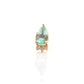 Leia Green Beryl & Diamond Press-Fit End by Modern Mood