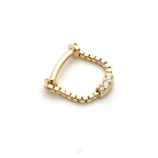 Mind the Gap (Chained Septum Complete Piece) in Yellow Gold - by Pupil Hall