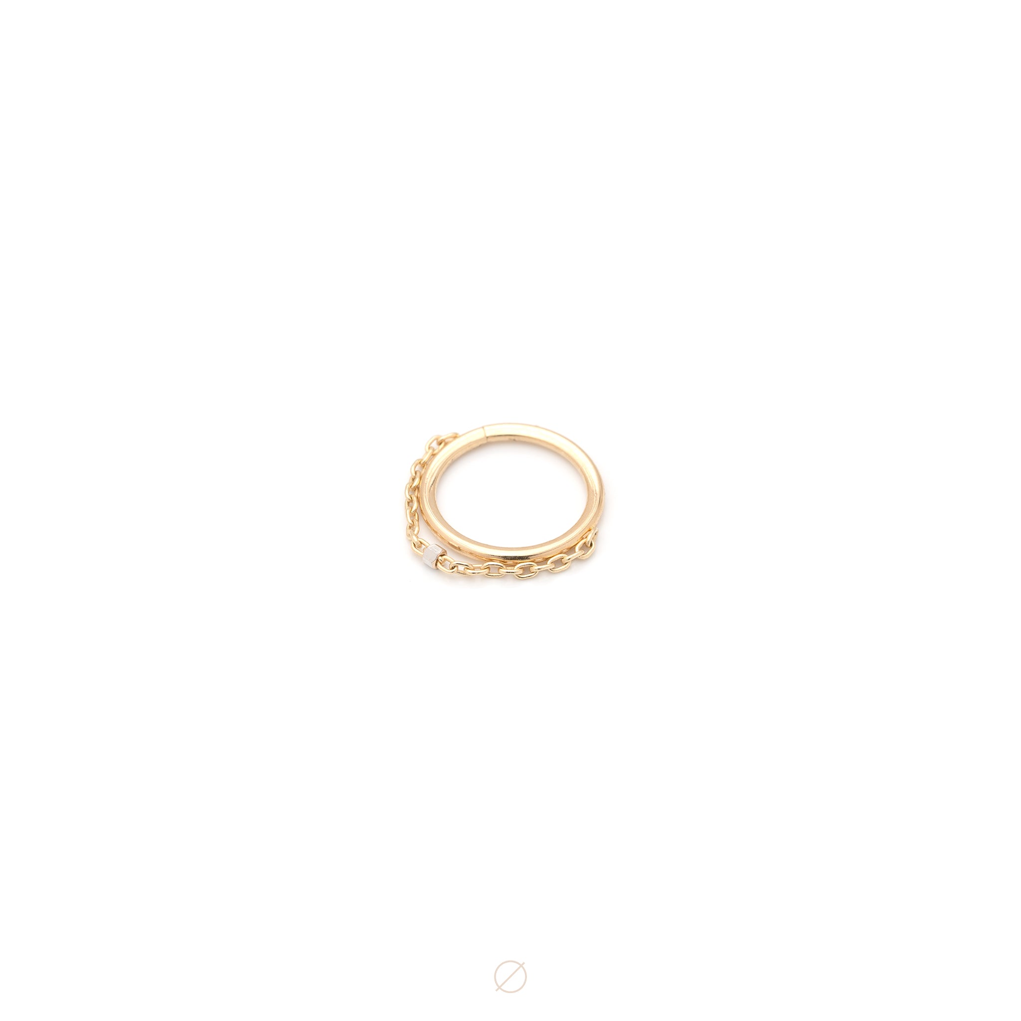 Moment Seam Ring in Yellow Gold by Pupil Hall Ouro Fine Jewellery and