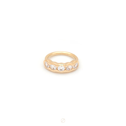 Saran Ring in 14K Yellow Gold by Alchemy Adornment