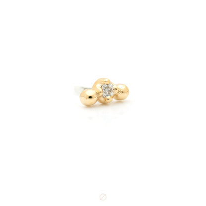 Stephanie Mini Press-Fit End by Alchemy Adornment