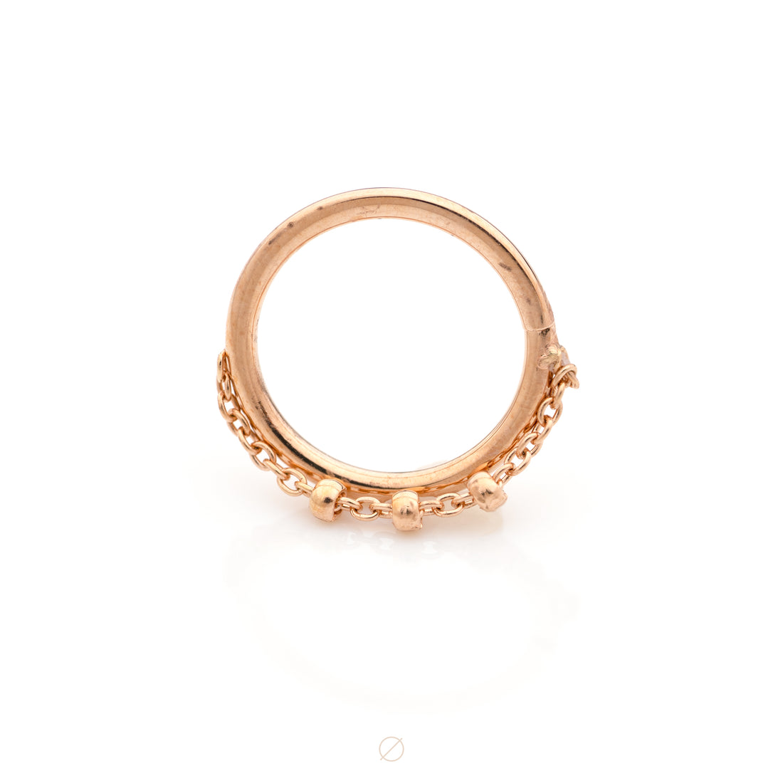 Trio Bead Seam Ring by Pupil Hall Ouro Fine Jewellery and Piercings